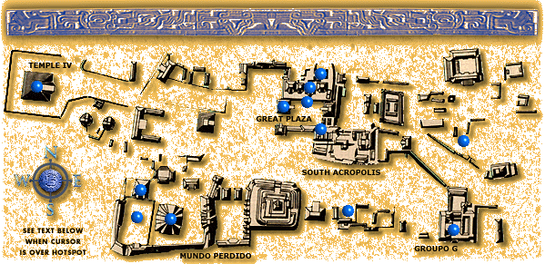 Map of Tikal