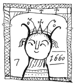 FIG. 37--The lord of the katun. (Chumayel MS.)